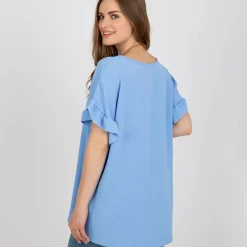 JEANS Lyhythihaiset Paidat Ja Topit></noscript>Adela Ciara paita korulla vaaleansininen