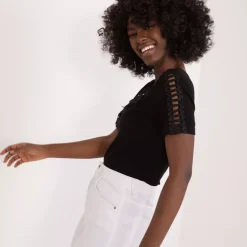 JEANS Lyhythihaiset Paidat Ja Topit></noscript>Ambitionfly Jemina t-paita musta
