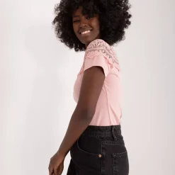 JEANS Lyhythihaiset Paidat Ja Topit></noscript>Ambitionfly Louren paita roosa