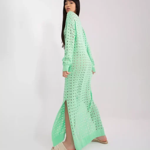 JEANS Neuleet | Maksimekot>Badu Cascade neulemekko minttu