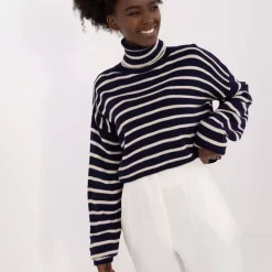 JEANS Neuleet></noscript>Badu Laurel Crop neulepaita tummansininen