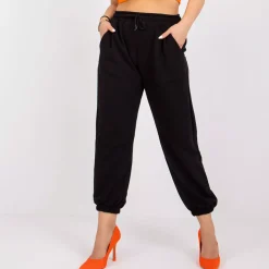 JEANS Housut | Plus!>Basic Ainhoa collegehousut musta