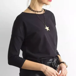 JEANS Pitkähihaiset Paidat></noscript>Basic April paita musta