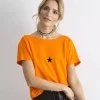 JEANS Lyhythihaiset Paidat Ja Topit>Basic Fire t-paita oranssi