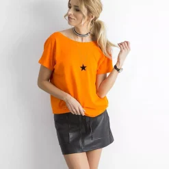 JEANS Lyhythihaiset Paidat Ja Topit></noscript>Basic Fire t-paita oranssi