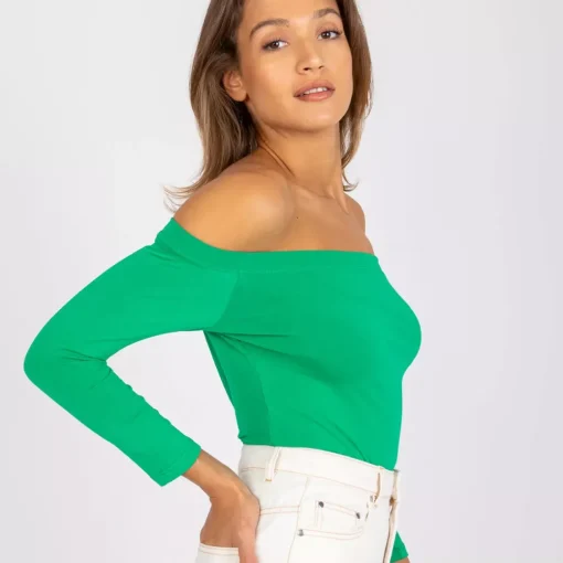 JEANS Pitkähihaiset Paidat>Basic Live Off Shoulder paita vihreä