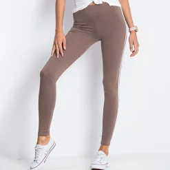 JEANS Leggingsit></noscript>Basic Stripes leggingsit ruskea