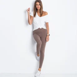 JEANS Leggingsit></noscript>Basic Stripes leggingsit ruskea