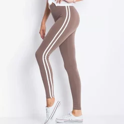 JEANS Leggingsit></noscript>Basic Stripes leggingsit ruskea