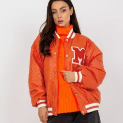 JEANS Takit></noscript>By Clara Kylie bombertakki oranssi
