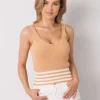 JEANS Lyhythihaiset Paidat Ja Topit>Calben Belvina neuletoppi beige