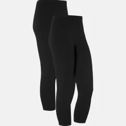 JEANS Leggingsit>Caprileggingsit 2-pakkaus musta/musta