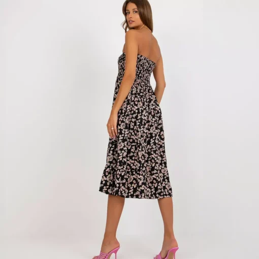 JEANS Midimekot>C&C Julia 2-way kuvioitu mekko musta