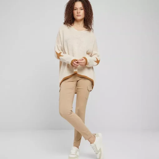 JEANS Neuleet | Hupparit>Cloud 5ive neulehuppari beige