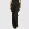 JEANS Housut>Crazy Lover Wide Suspender housut musta