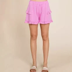 JEANS Shortsit Ja Caprit>Culture Code Amada shortsit charm pink