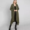 JEANS Takit | Neuleet>Culture Code Dinna Duster takki new olive