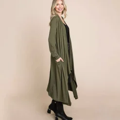 JEANS Takit | Neuleet>Culture Code Dinna Duster takki new olive