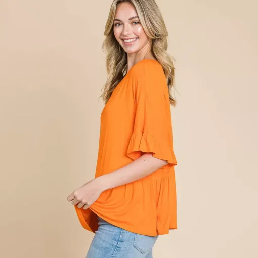 JEANS Lyhythihaiset Paidat Ja Topit | Plus!>Culture Code Estela trikoopaita new sunkist