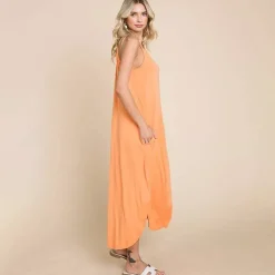 JEANS Maksimekot>Culture Code Itzel trikoomekko salmon