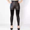JEANS Housut>Daysie High Waist Coated housut musta