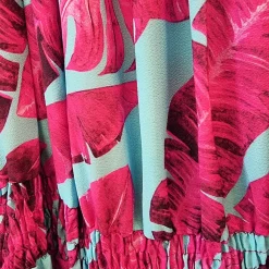 JEANS Maksimekot></noscript>Elle Carina kuvioitu mekko pinkki/turkoosi