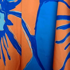 JEANS Maksimekot></noscript>Elle Lena satiinimekko vyöllä sinikuvioinen