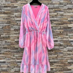 JEANS Minimekot>Elle Lina kuvioitu mekko pinkki