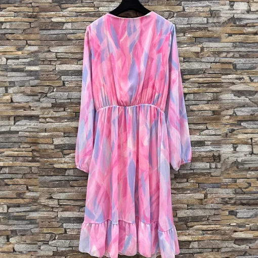 JEANS Minimekot>Elle Lina kuvioitu mekko pinkki