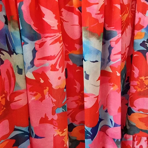 JEANS Minimekot>Elle Mady kuvioitu mekko punainen
