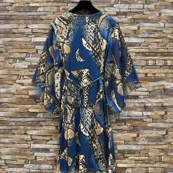 JEANS Minimekot></noscript>Elle Taylor Python kuvioitu mekko navy