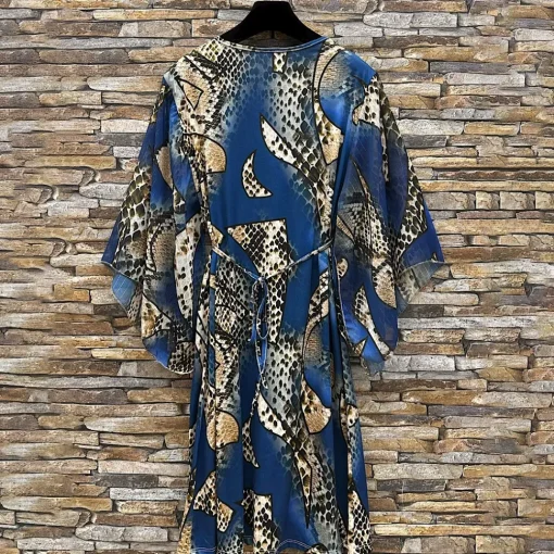 JEANS Minimekot>Elle Taylor Python kuvioitu mekko navy
