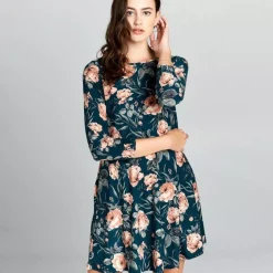 JEANS Minimekot>Emerald Charlotte kuvioitu taskumekko navy