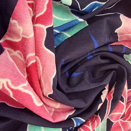 JEANS Maksimekot>Emerald Gorgeous kuvioitu kietaisumekko navy