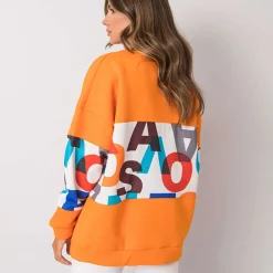 JEANS Pitkähihaiset Paidat></noscript>Exmoda Madalynn collegepaita oranssi