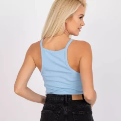 JEANS Lyhythihaiset Paidat Ja Topit>Exmoda Mariana ribbitoppi v.sininen