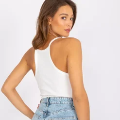 JEANS Lyhythihaiset Paidat Ja Topit></noscript>Exmoda Mariana ribbitoppi valkoinen