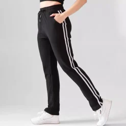 JEANS Housut></noscript>Fashion Evora fleecevuoratut housut musta