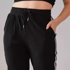 JEANS Housut></noscript>Fashion Evora fleecevuoratut housut musta