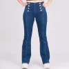 JEANS Farkut>Foly Rose Flared stretchfarkut t.sininen