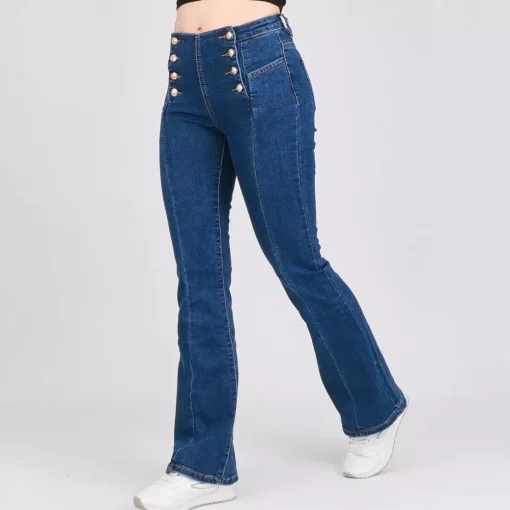 JEANS Farkut>Foly Rose Flared stretchfarkut t.sininen