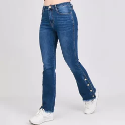 JEANS Farkut></noscript>Foly Rose Flared stretchfarkut t.sininen