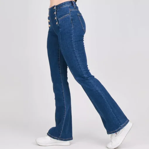 JEANS Farkut>Foly Rose Flared stretchfarkut t.sininen