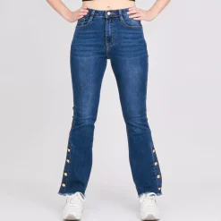 JEANS Farkut></noscript>Foly Rose Flared stretchfarkut t.sininen