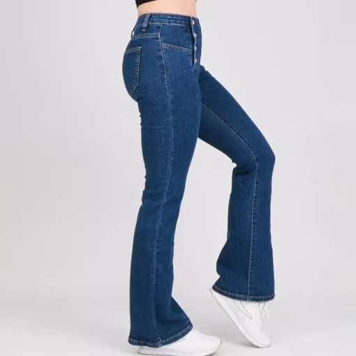 JEANS Farkut>Foly Rose Flared stretchfarkut t.sininen