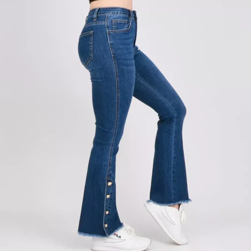 JEANS Farkut>Foly Rose Flared stretchfarkut t.sininen