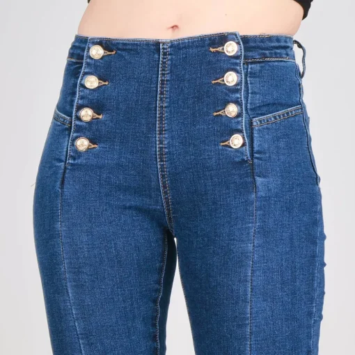 JEANS Farkut>Foly Rose Flared stretchfarkut t.sininen
