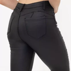 JEANS Housut></noscript>Foly Rose Push up Coated housut musta