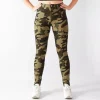 JEANS Farkut>Foly Rose Skinny stretchfarkut maastokuvio