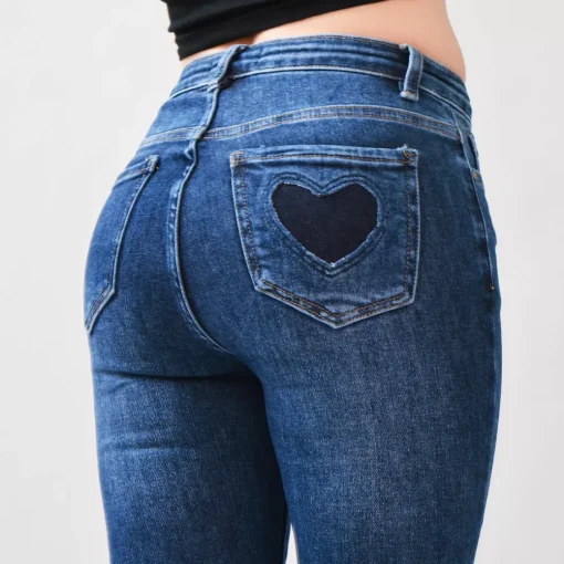 JEANS Farkut>Foly Rose Skinny stretchfarkut sininen